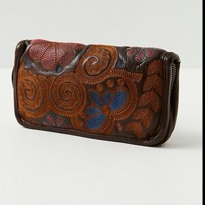 Free People Spell Bound Embroidered Wallet